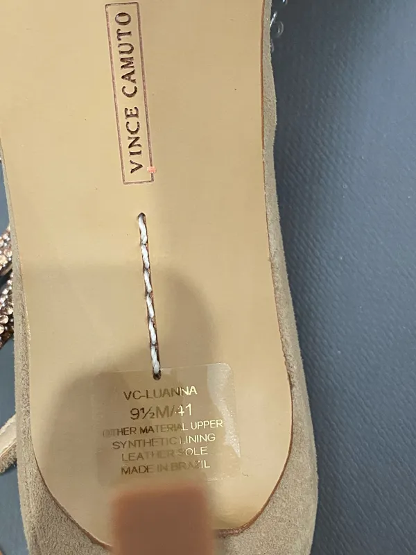 Vince Camuto Luanna Strappy Crystal Heels - Image 5