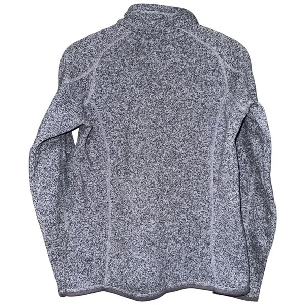 Patagonia Women’s Size M Heather Gray Quarter Zip Pullover Better Sweater - Image 3