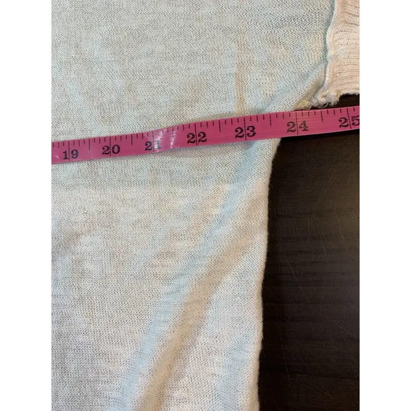 Free People Beach Boho Colorblock‎ Linen Blend Sweater Women XS Oversized Resort - Image 10