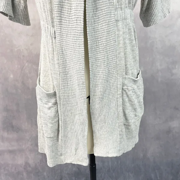 Abercrombie And Fitch Womens Cardigan Size M Preppy Coastal Clean Girl Minimal - Image 5