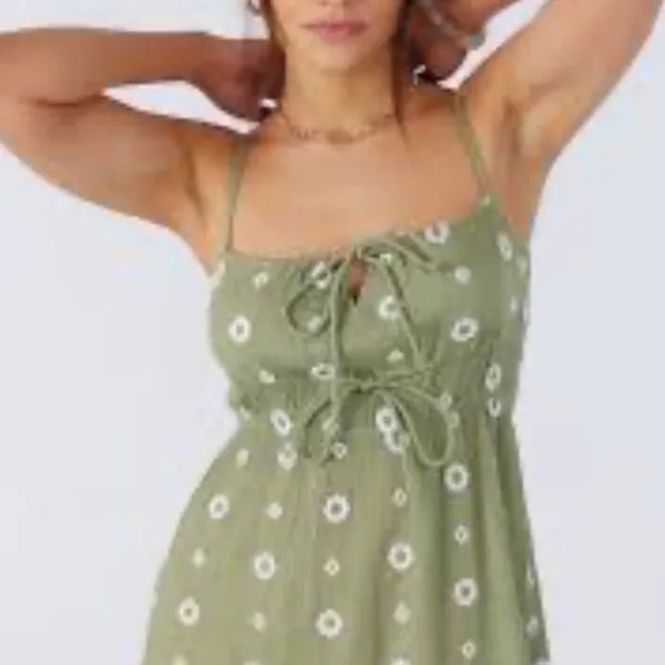 O'Neill Yazza green mini dress size M - Image 3