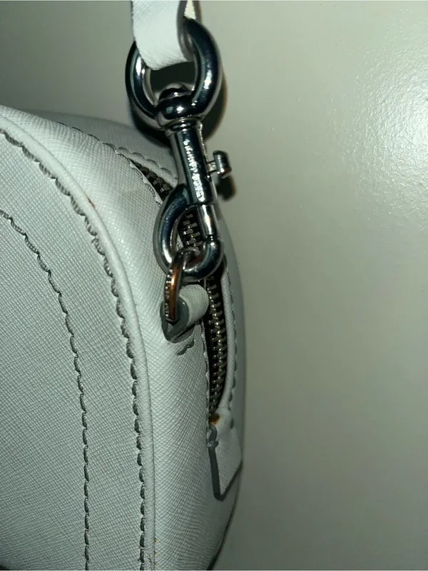 Marc Jacobs Storm Grey Leather Mini Crossbody Bag - Image 5