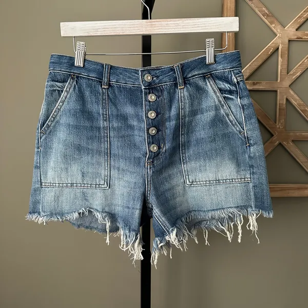 Free People We The Free Jesse Carpenter Denim Short - 27 - Image 2