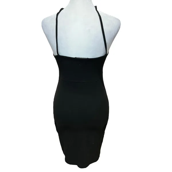 Brandy Melville Black Spaghetti Strap Mini Dress - Image 3
