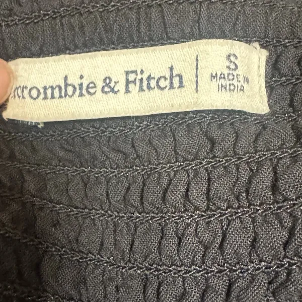 Abercrombie & Fitch‎ long sleeve black dress medium - Image 6
