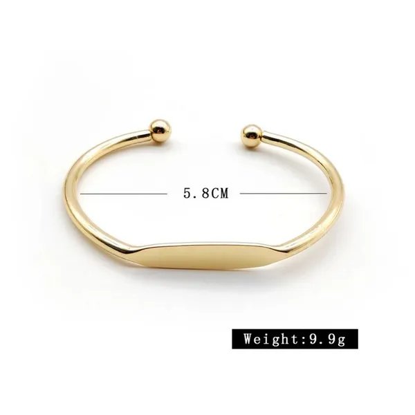 NEW Cuff Bracelet Bangle Bar‎ Rhodium Plated Sterling Silver - Image 7