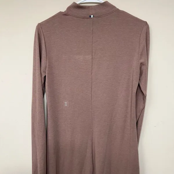 Kit and Ace Mauve Mock Neck Long Sleeve Dress Medium Women - Image 6
