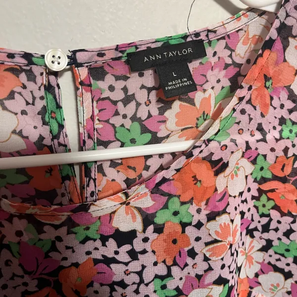 Ann Taylor Multicolor Floral Blouse - Image 2