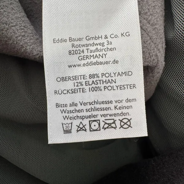 Eddie Bauer First Ascent Guide Pro Lined Pants Size Large Black Hiking Gorpcore - Image 12