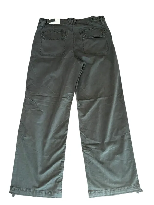 American Eagle Stretch High Waist Stovepipe Pants Womens Size Reg Gray Black NEW - Image 2