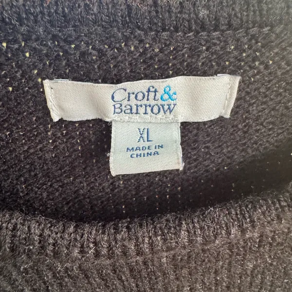 Croft &‎ Barrow Dark Knit Pullover - Image 5