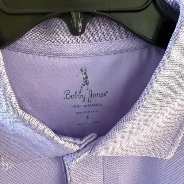 Bobby Jones Purple Golf Short Sleeve Polo Shirt - Image 3