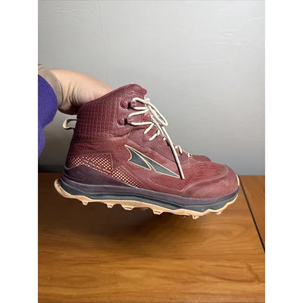 Altra Lone Peak All Weather Mid Hiking Boots Womens 6 Red ALOA4VRA666 Waterproof - Image 10