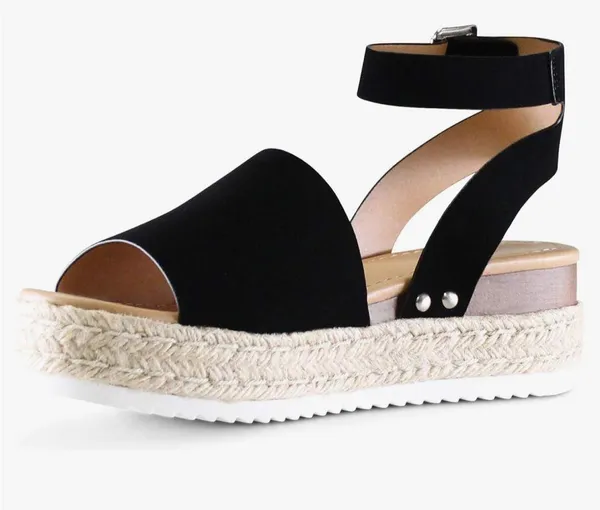 Marco Republic Toronto espadrilles black shoe size 11 new - Image 2