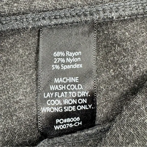 Betabrand Classic Straight Leg Yoga Dress Pants Gray‎ Small - Image 8