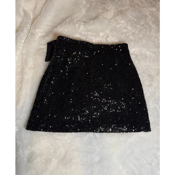 House of Harlow 1960 sequin wrap skirt xs/s - Image 2