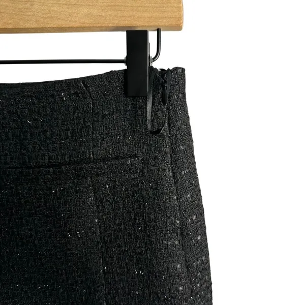 Zara Tweed Textured Mini Skirt Black Size Medium 4661/407/800 NWT Cottagecore‎ - Image 8