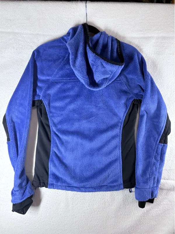 Fleece Jacket Women’s S Blue New Balance Full Zip Hooded Soft Outdoor - Image 2