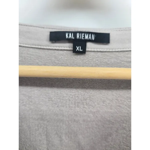 Kal Rieman Cape Sweatshirt Womens XL 12109C Khaki French Terry NEW - Image 2