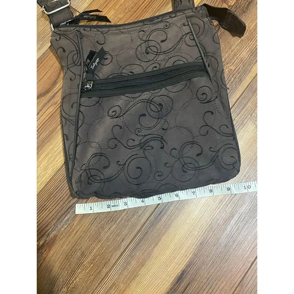 ‎Thirty one brown embroidered crossbody bag Brown - Image 8