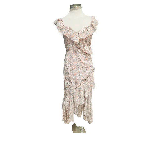 ASTR THE LABEL Mahalia Dress in Lilac & Orange Floral Size Medium NWT - Image 2