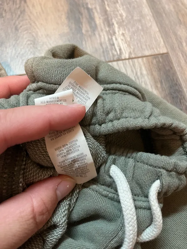 Aerie Boyfriend Joggers in Olive Fun Green - Image 7