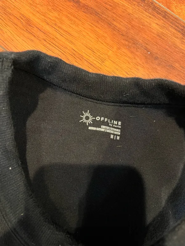 Aerie offline black athletic racerback tank top - Image 2