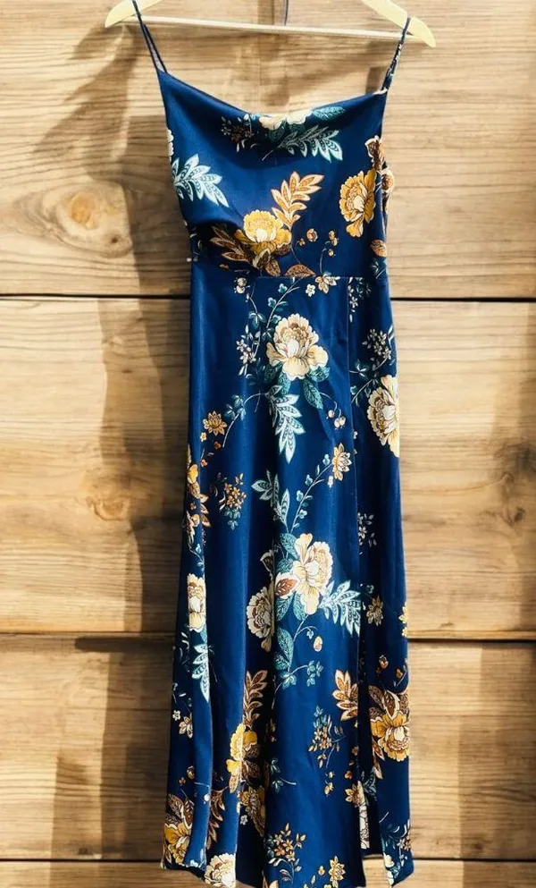 Petal & Pup Womens Alejandra Cowl Neck Midi Dress - Image 2