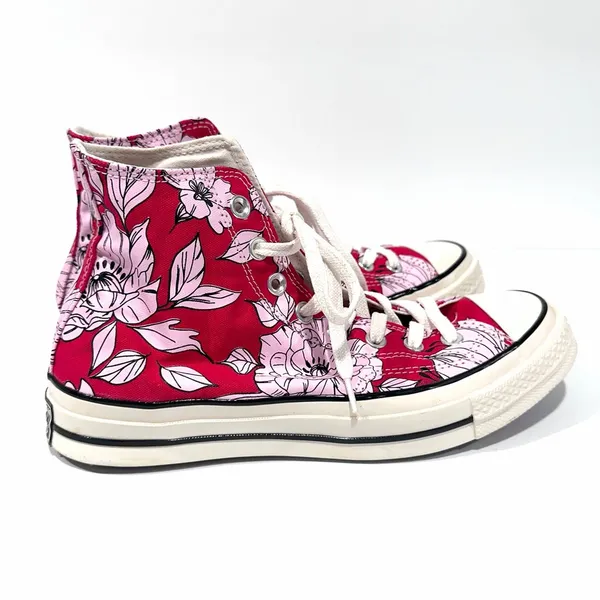 Converse Chuck Taylor All Star Vintage Cherry Blossom High Top Sneakers - Image 3
