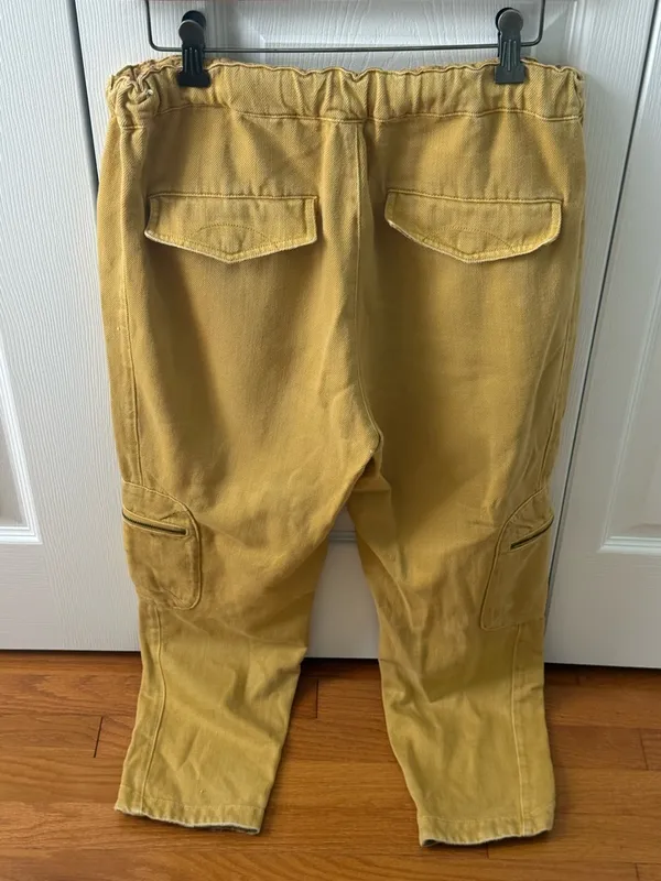 Anthropologie Pilcro Cottage Utility Pants in Gold/Mustard - Image 3
