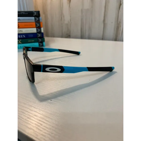 Oakley Field Day Youth Eyeglass Frames Black Ink/Turquoise - Image 2