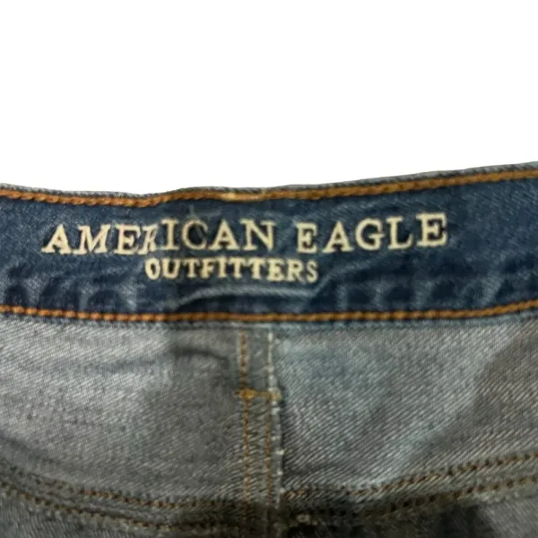 American Eagle High Rise‎ Dark Wash Mom Jeans Size 20 Short - Image 2