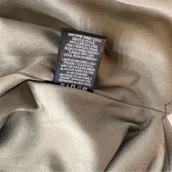 AFRM Asymmetrical Midi‎ Tan Side Slit Skirt - Image 7