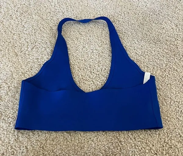 Free People Blue halter bralette never worn - Image 3