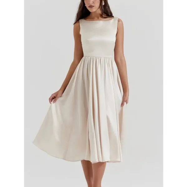House of CB London Shayla Vintage Cream Midi Dress Sz. XS - Image 2