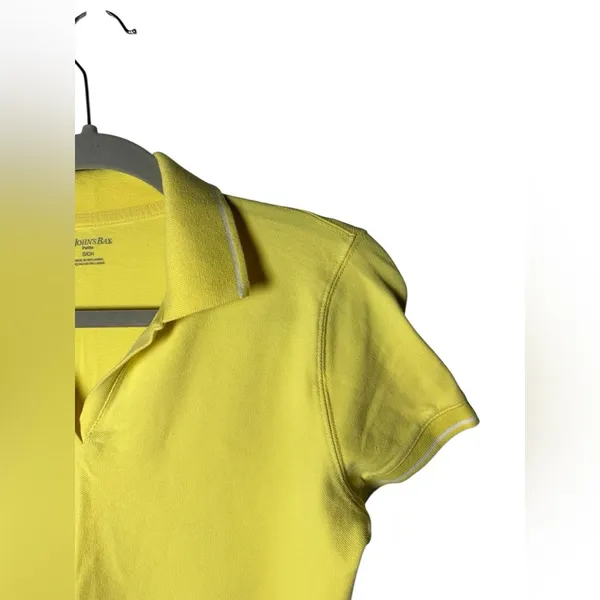 St. John’s Bay Women’s Petite Polo Shirt‎ Small – Yellow Short Sleeve - Image 3