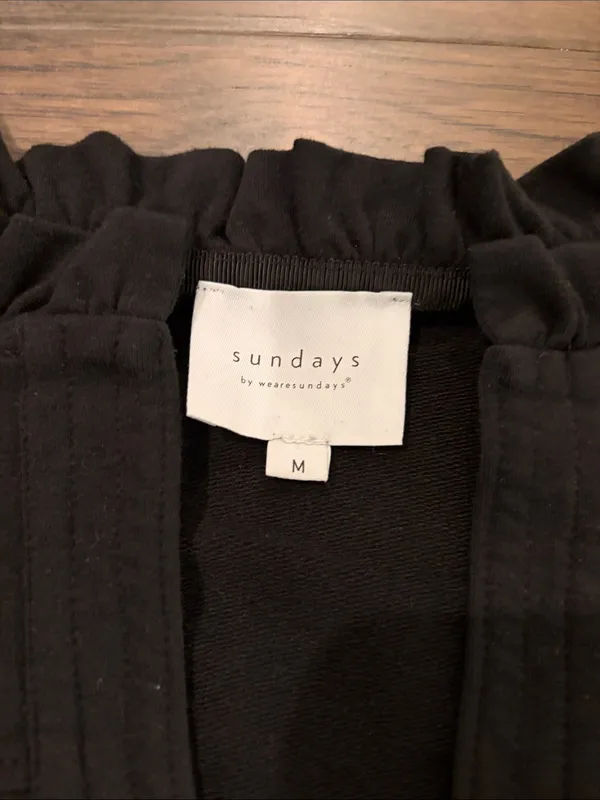Anthropologie Sundays June Tiered Mini Dress Sz M - Image 11