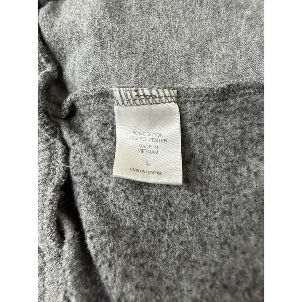 New York & Company Womens Gray LOVE NYC Graphic Joggers Sweatpants Large - Image 4