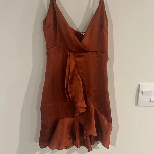 Lucy in the Sky rust mini‎ dress size xs - Image 2