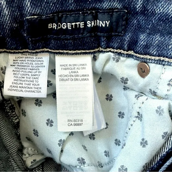 Lucky Brand🍀 Size 6/28 Bridgette Ankle Skinny Jeans Medium Wash. 1990 - Image 10