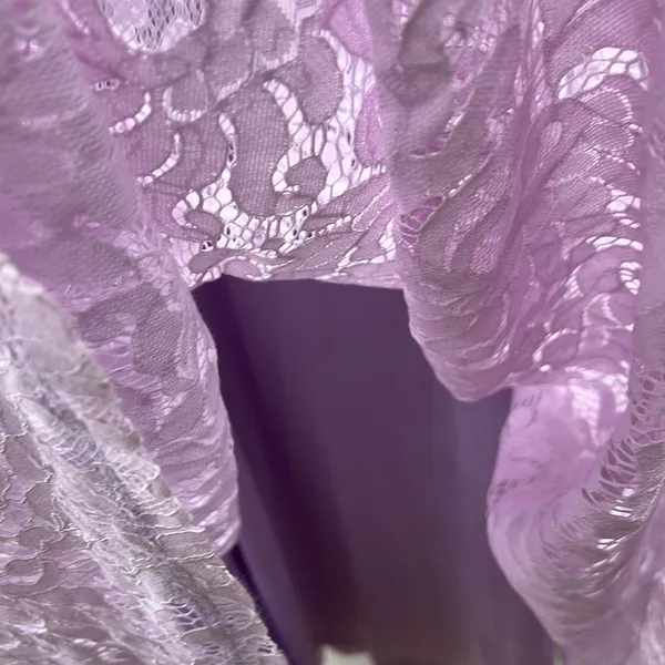 Lulus lace lavender maxi formal dress Xs - Image 10