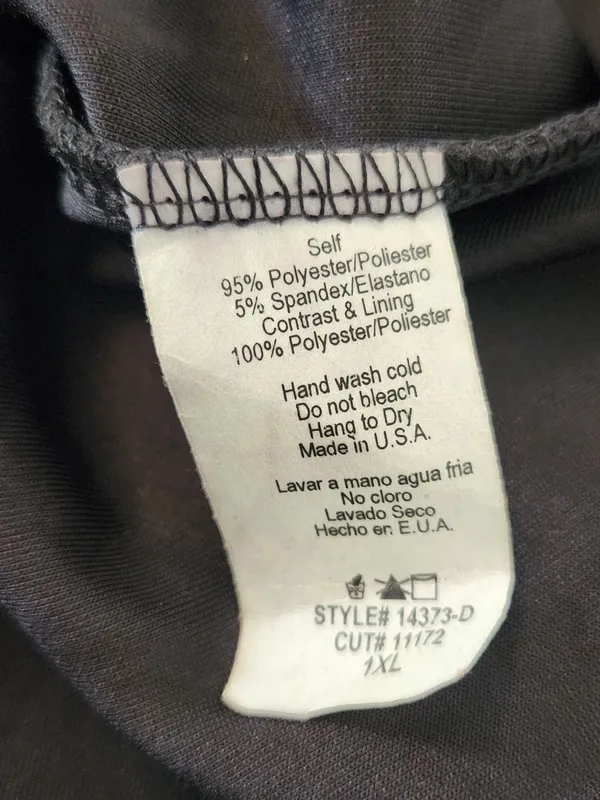 Haute Fox Black and Nude Bodycon Cocktail Dress Size 1XL NWOT - Image 11