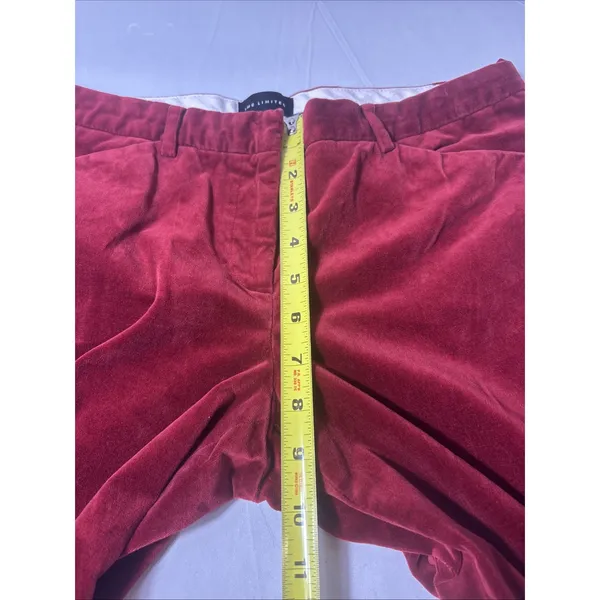 The Limited Drew Fit Size 8 Merlot Dress Pants Wide Leg Classic Velvet Old Money - Image 6