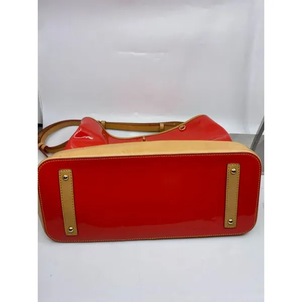 DOONEY & BOURKE Red Tan Large Leather Tote Bag - Image 11