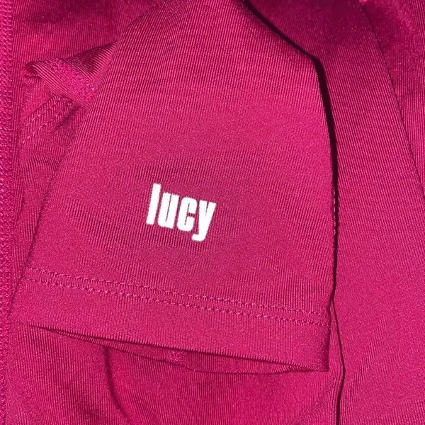 ✨ Lucy Women's Long Sleeve Athletic T-Shirt Pink Round Neck Tee Thumbhole✨ - Image 11