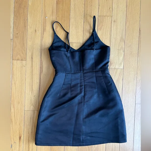 Lulus Irresistible Charms Black Going Out Spaghetti Strap Dress size XS - Image 3