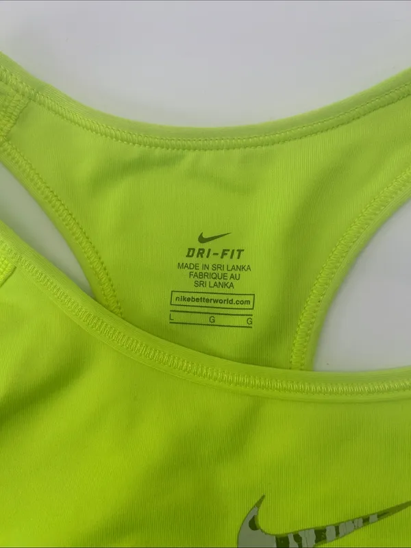 Nike Neon Lime Racerback Sports Bra - Image 11