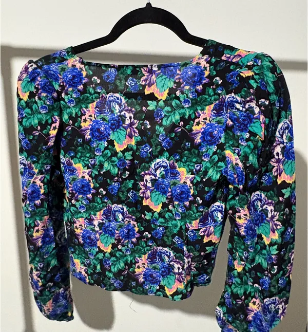 ZARA Blouse Floral - Image 4