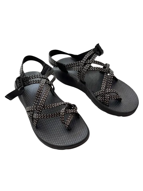 Chacos ZX/2 Dual Adjustable Straps Classic Sandal Black White Women Size 10 - Image 2