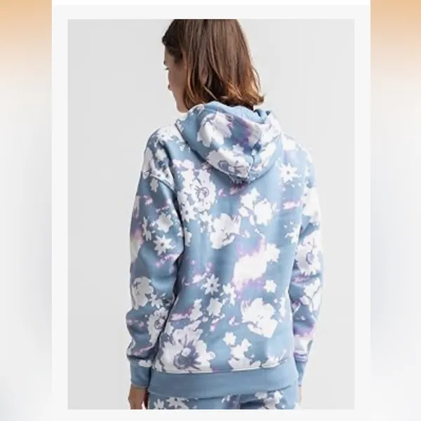 Adidas Originals Floral Tie Dye Pullover Hoodie - Image 2